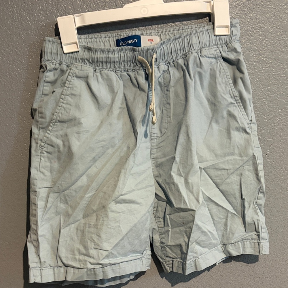 Old Navy Sky Blue Drawstring Shorts